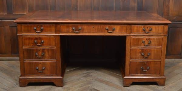 Edwardian Mahogany Knee-hole Desk SAI2985 Antique Desks 3
