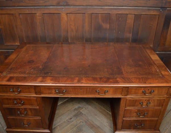Edwardian Mahogany Knee-hole Desk SAI2985 Antique Desks 20