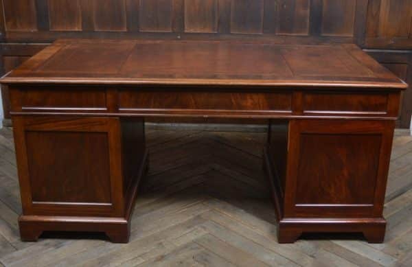 Edwardian Mahogany Knee-hole Desk SAI2985 Antique Desks 14