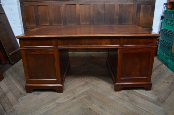 Edwardian Mahogany Knee-hole Desk SAI2985 Antique Desks 13
