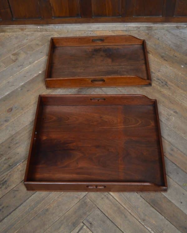 Two Mahogany Butler Trays SAI3025 - Image 4