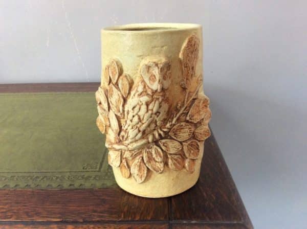 Bernard Rooke Owl Vase and Owl Lidded Jar Bernard Rooke Antique Ceramics 7
