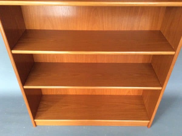 Mid Century Tall Teak Bookcase bookcase Antique Bookcases 5