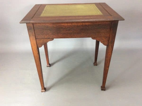 Arts & Crafts Stones Patent Oak Desk c1900 - Image 9
