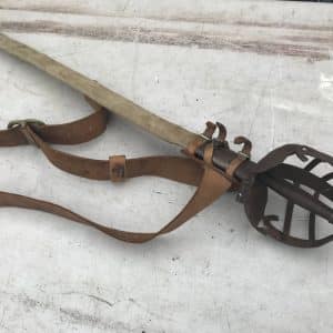 English Civil War Soldiers sword scabbard and belt Antique Swords