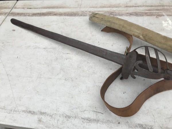 English Civil War Soldiers sword scabbard and belt Antique Swords 8