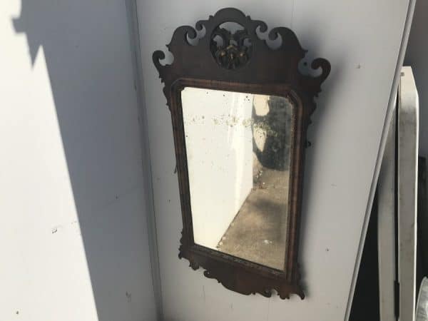 Mirror walnut 18th century - Image 14