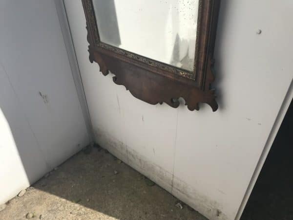 Mirror walnut 18th century - Image 7