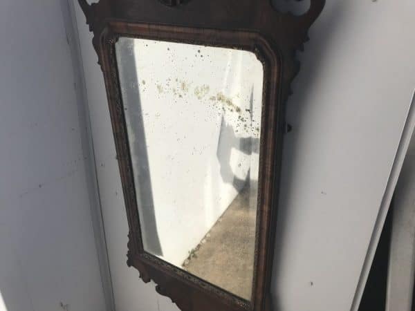 Mirror walnut 18th century - Image 9