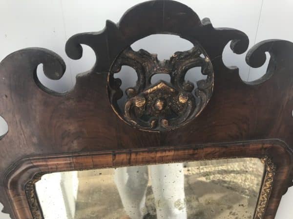 Mirror walnut 18th century - Image 11