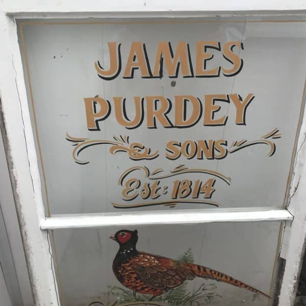 James Purdey & Sons established 1814 shops window display Architectural Antiques 4
