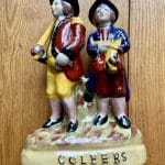 Reproduction Staffordshire Pottery Figurine Vintage