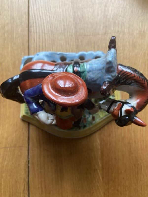 Reproduction Staffordshire Pottery Figurine - Image 4