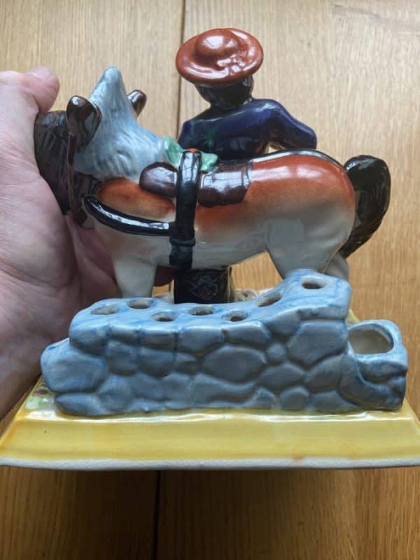 Reproduction Staffordshire Pottery Figurine - Image 5