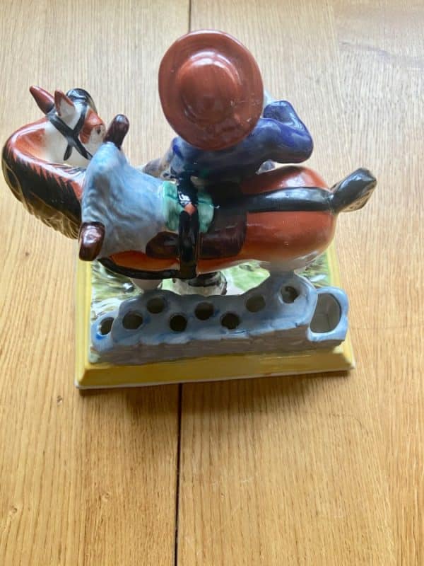Reproduction Staffordshire Pottery Figurine - Image 7