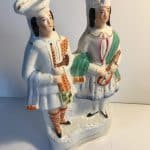 Staffordshire Pottery Flat Back Antique Ceramics