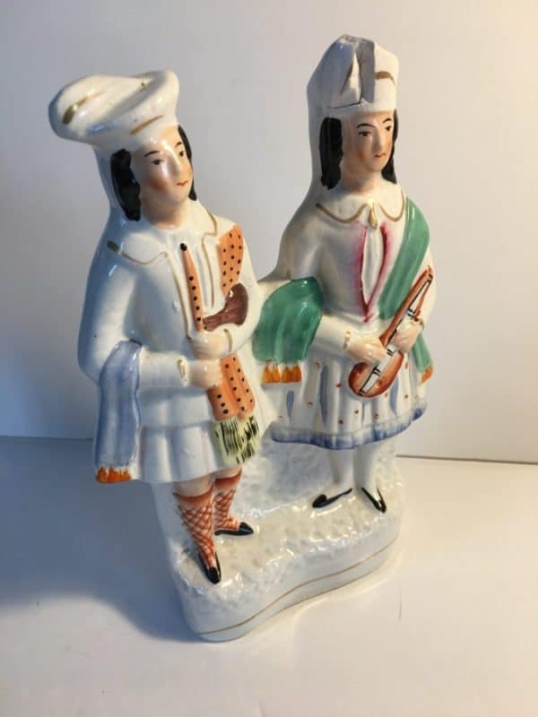 Staffordshire Pottery Flat Back