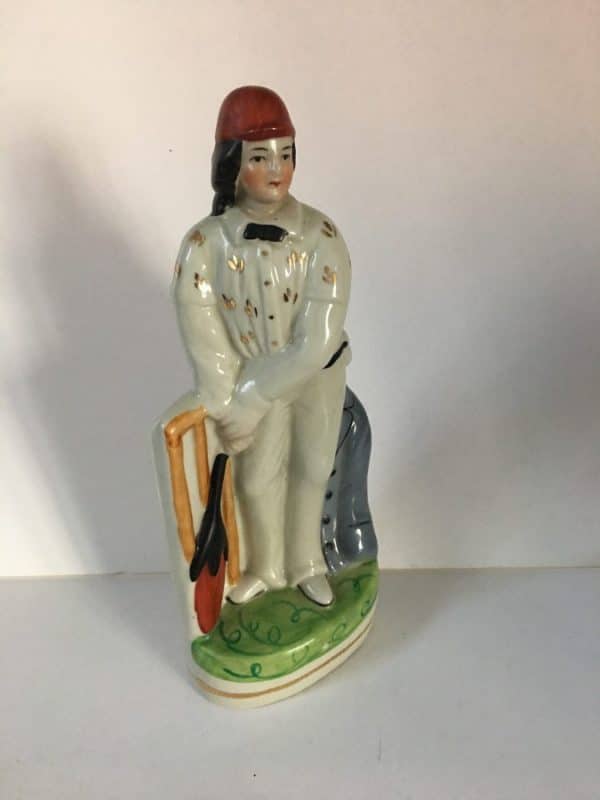 Staffordshire Pottery Figurine Antique Ceramics 3