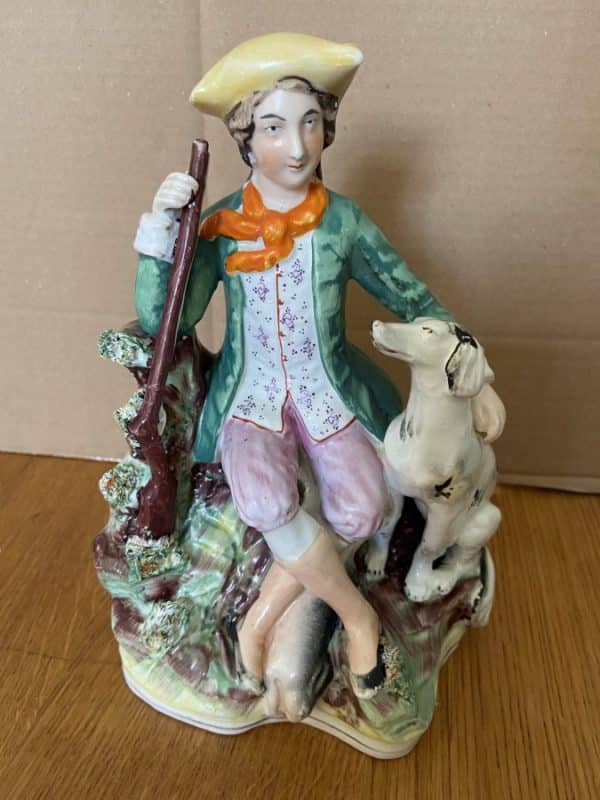 Staffordshire Pottery Flat Back