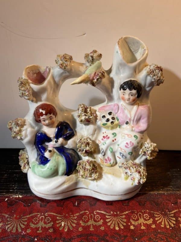 Staffordshire Pottery Spill Vase