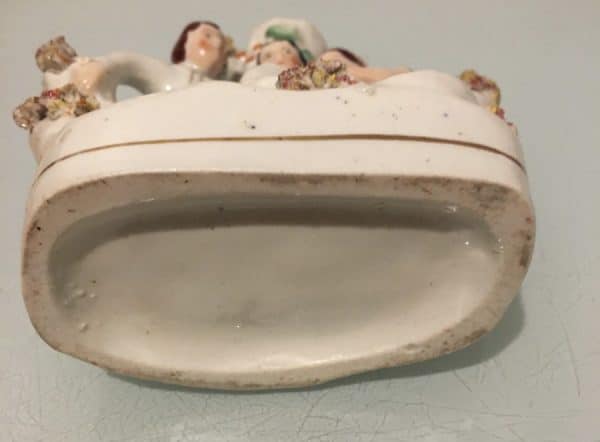 Staffordshire Pottery Flat Back Antique Ceramics 8