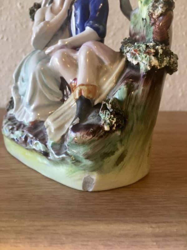 Staffordshire Pottery Figurine Antique Ceramics 5