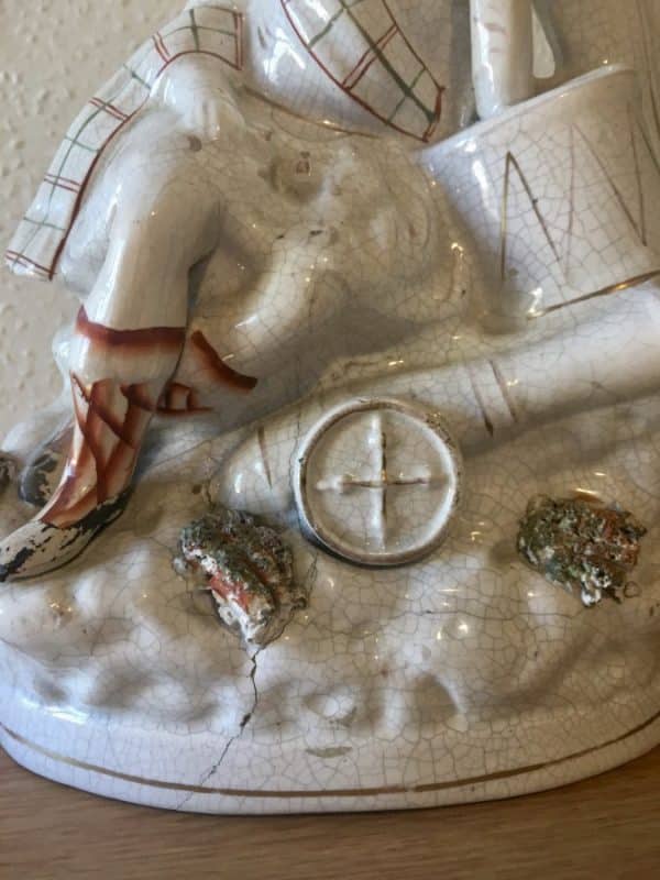 Staffordshire Pottery Flat Back - Image 2
