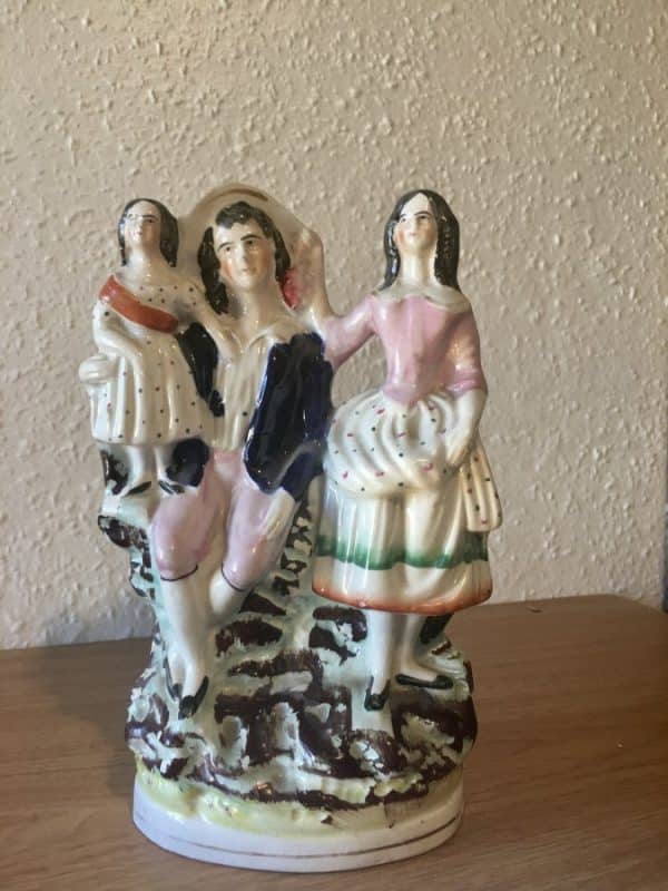 Staffordshire Pottery Flat Back