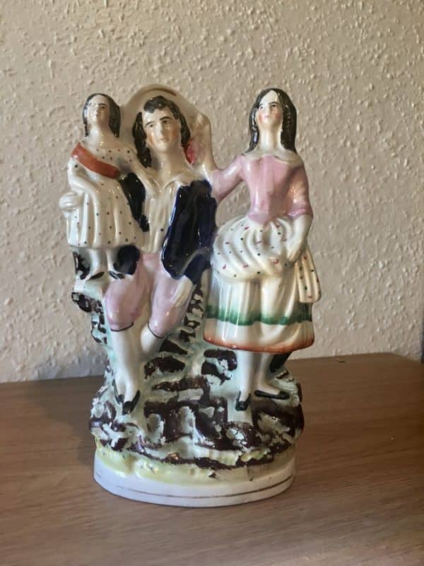 Staffordshire Pottery Flat Back - Image 3