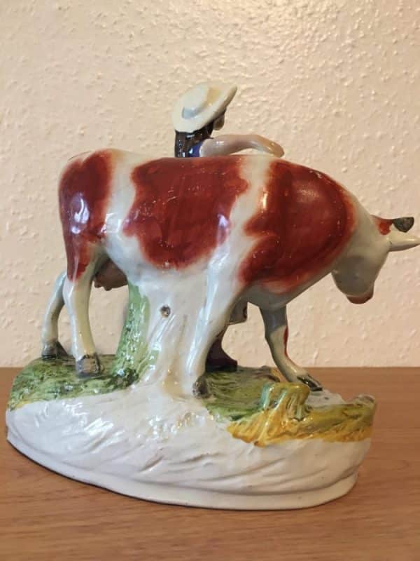 Staffordshire Figurine farmyard Antique Ceramics 5