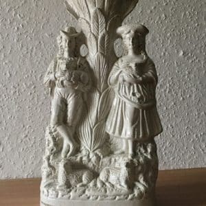 Staffordshire Pottery Spill Vase Antique Ceramics