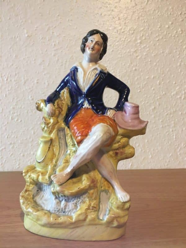Staffordshire Pottery Flat Back