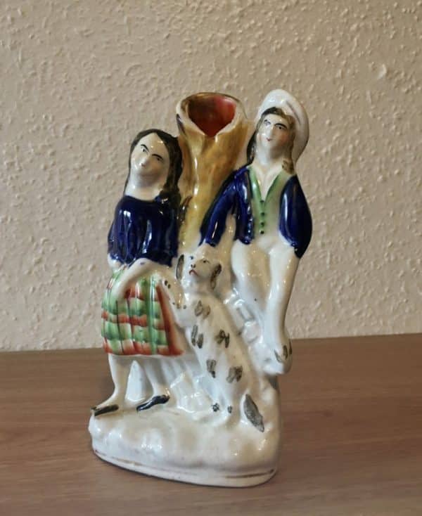 Staffordshire Pottery Spill Vase
