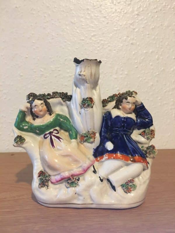 Staffordshire Pottery Spill Vase