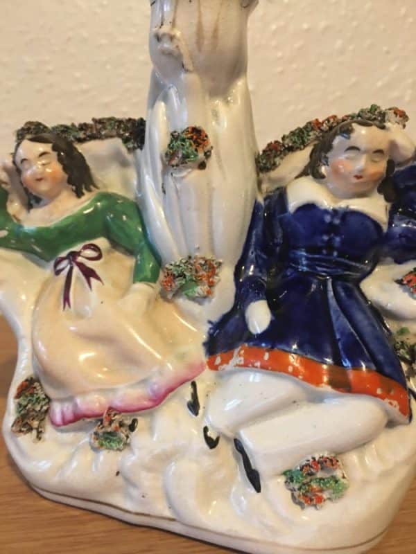 Staffordshire Pottery Spill Vase - Image 4