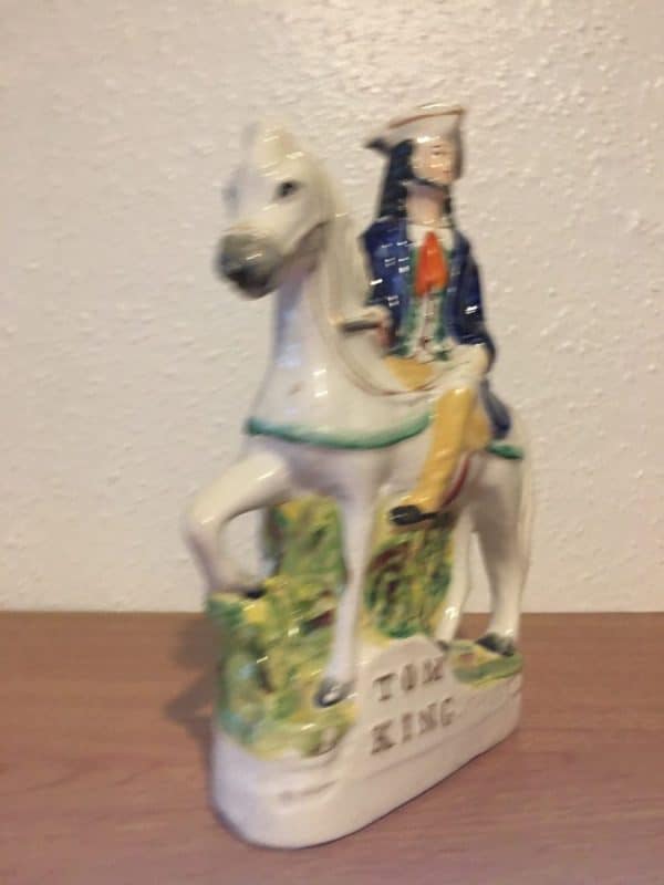 Reproduction Staffordshire Pottery Flat Back - Image 3