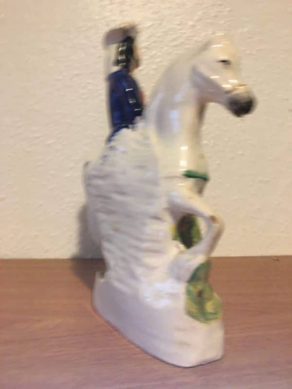 Reproduction Staffordshire Pottery Flat Back - Image 4