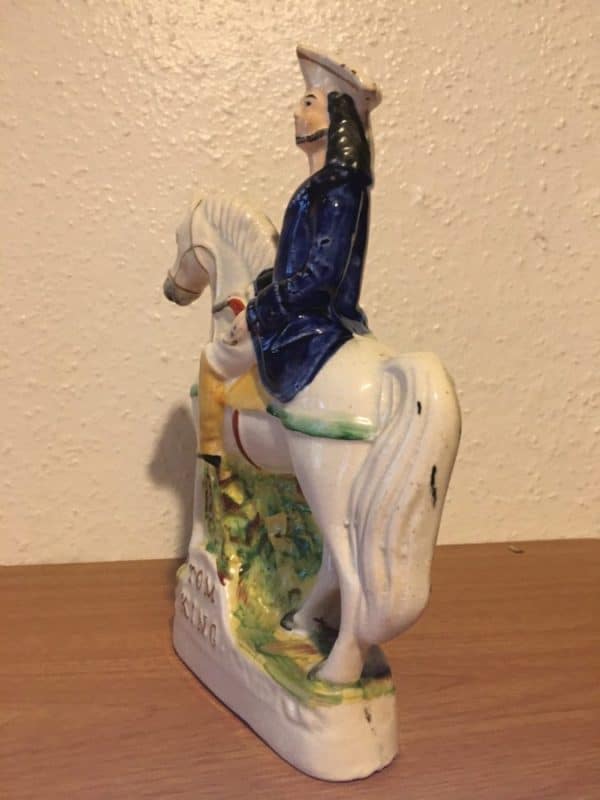 Reproduction Staffordshire Pottery Flat Back - Image 6