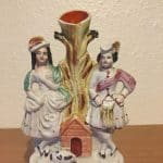Staffordshire Pottery Spill Vase Spill Vase Antique Ceramics