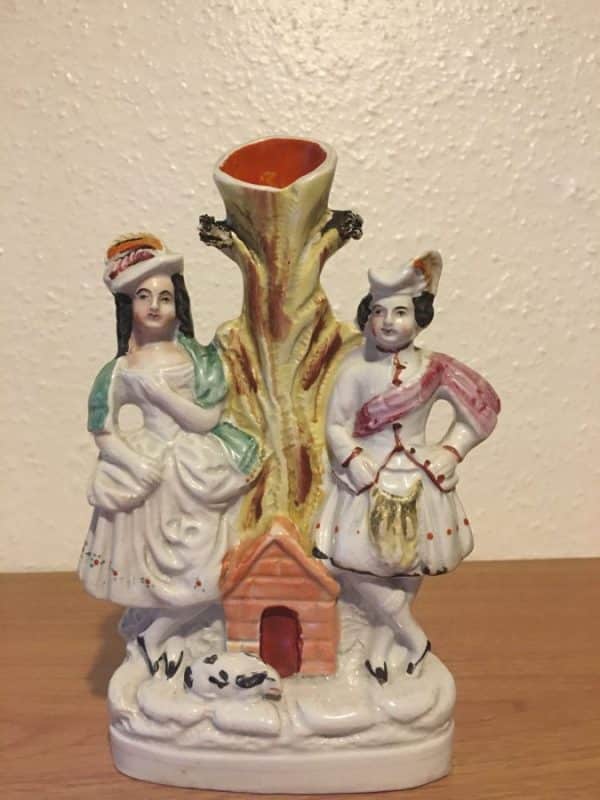 Staffordshire Pottery Spill Vase