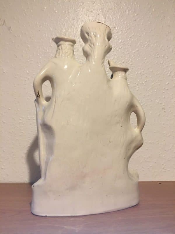 Staffordshire Pottery Spill Vase Antique Ceramics 6