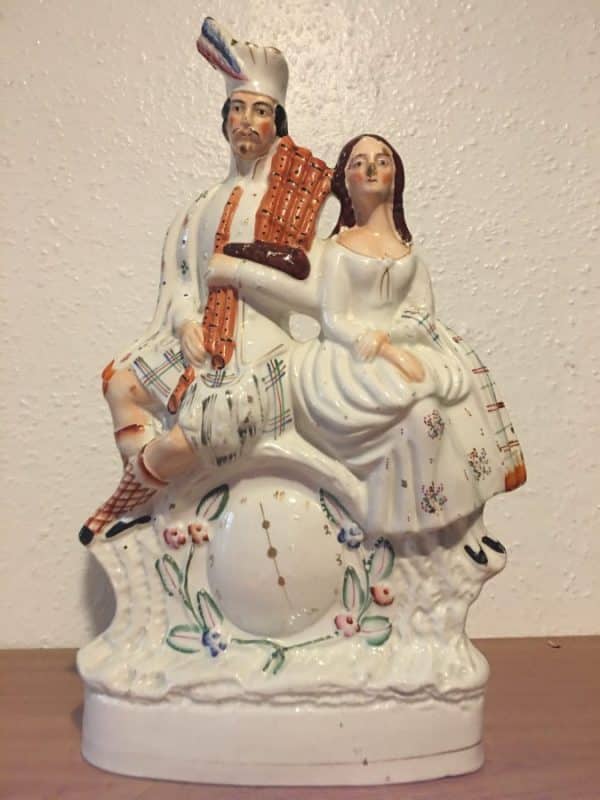 Staffordshire Pottery Flat Back