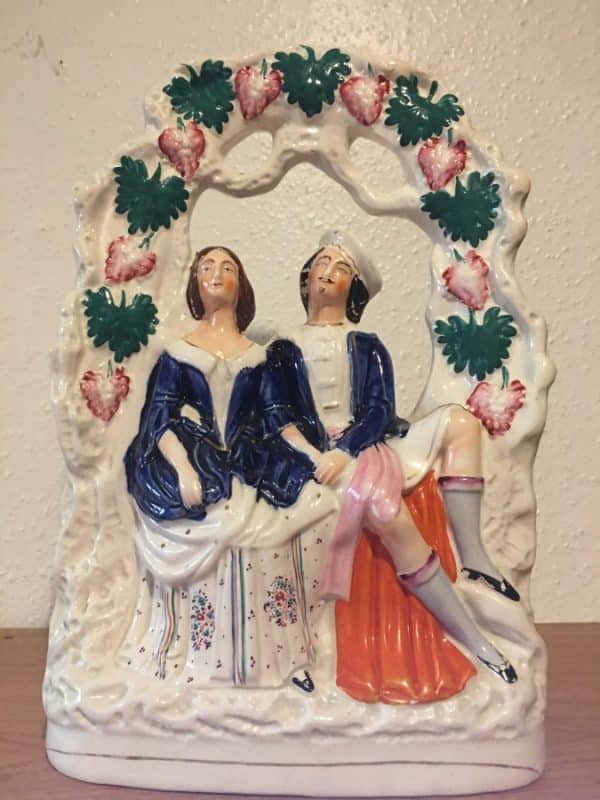 Staffordshire Pottery Flat Back
