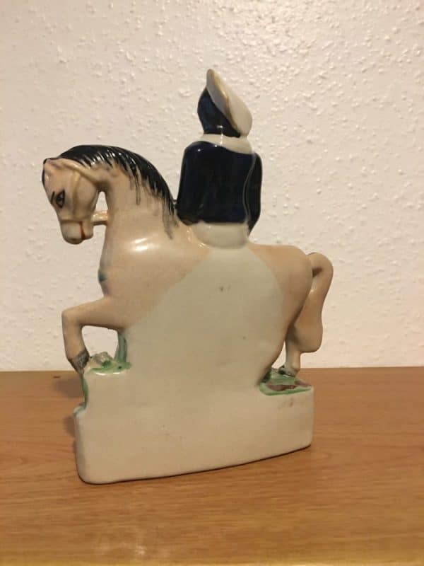 Reproduction Staffordshire Pottery Flat Back - Image 3