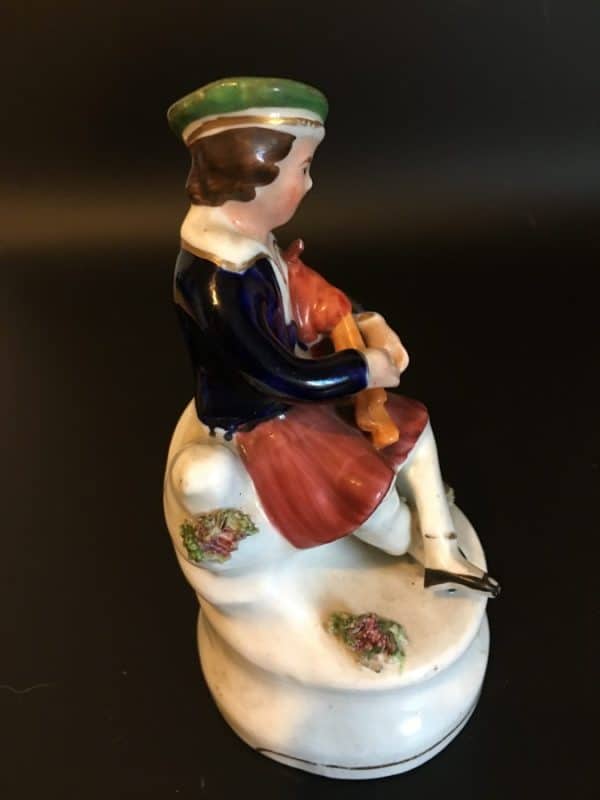 Staffordshire Pottery Figurine Antique Ceramics 5