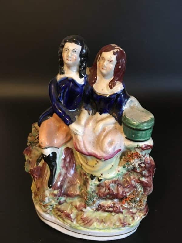 Staffordshire Pottery Flat Back