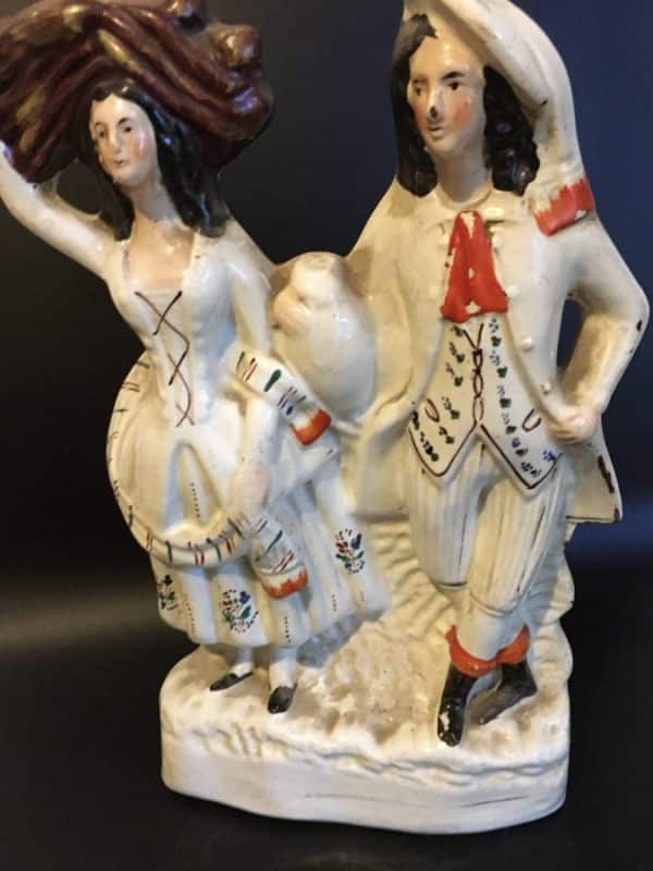 Staffordshire Pottery Flat Back