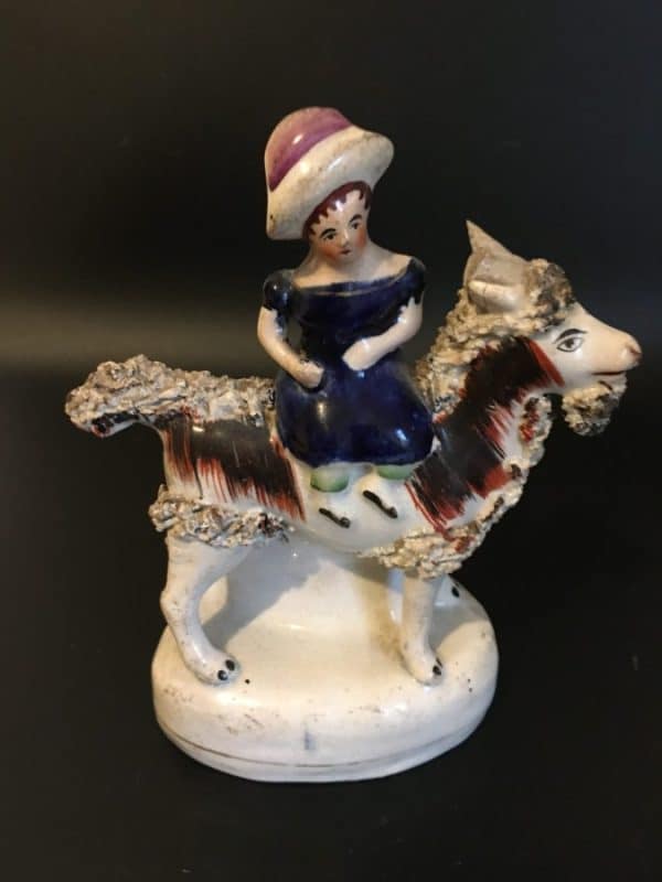 Staffordshire Pottery Figurine Antique Ceramics 7