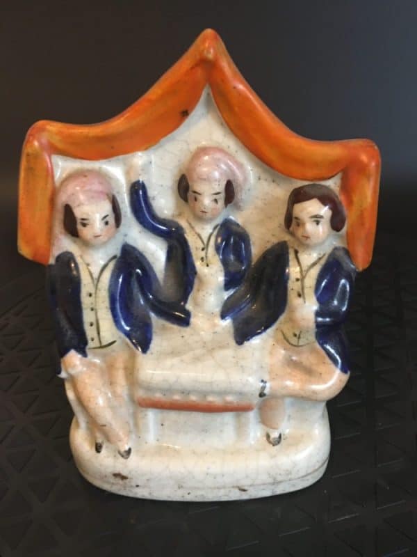 Staffordshire Pottery Flat Back
