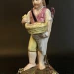 Early Staffordshire Pearlware Figurine. Antique Ceramics